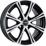 BORBET X8 . ����������� ����: black chrome polished, ������ ��������� �����, ������� � ���� �� ������.