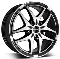 BORBET XB . ����������� ����: black polished, ������ ��������� �����, ������� � ���� �� ������.