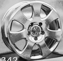 Racing Wheels H-342 . ����������� ����: Chrome, ������ ��������� �����, ������� � ���� �� ������.
